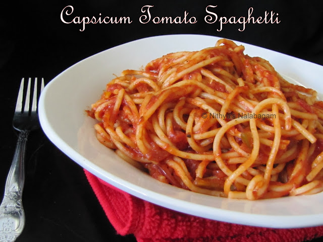 Tomato Capsicum Spaghetti