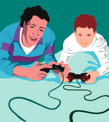Mencengangkan : Manfaat Ayah Bermain Game bareng Anak