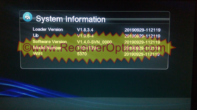 ICONE T10+ T20+ HD RECEIVER SOFTWARE NEW UPDATE 29 SEPTEMBER