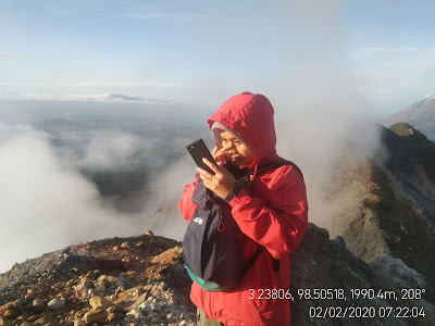 wisata sibayak, jalan-jalan ke sibayak, puncak sibayak