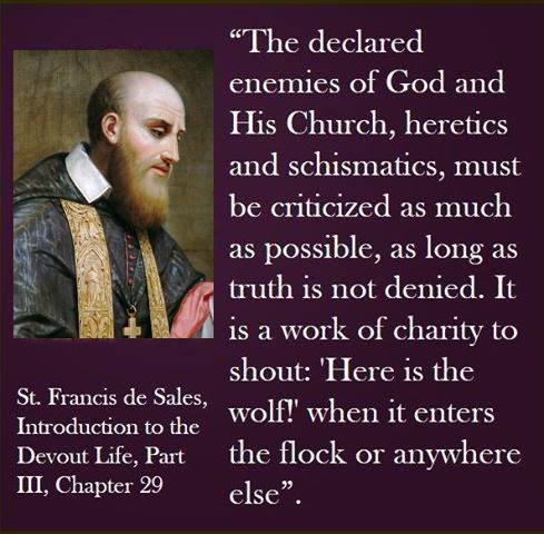 St Francis of Sales pray for us.