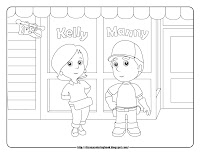 handy manny kelly coloring pages