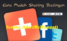 Cara Memasang Tombol Share Pinterest, Facebook, Twitter Melayang Di Blogger