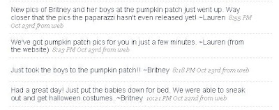 Britney Spears and Team Britney on Twitter