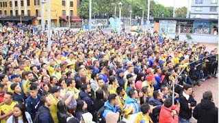 Pantallas Gigantes en Bogotá para ver a la selección Colombia en el Mundial