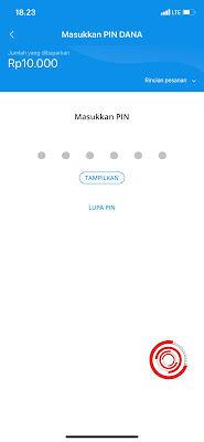 Masukkan PIN akun DANA kalian lalu ikuti instruksi selanjutnya