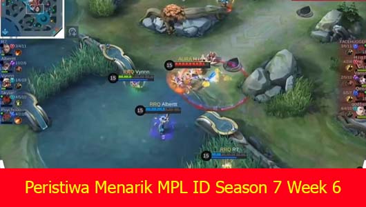 Peristiwa Menarik MPL ID Season 7 Week 6