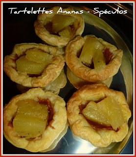 image Minis tartelettes Ananas - Spéculos crunchy