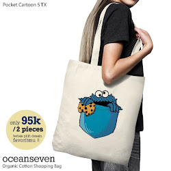 OceanSeven_Shopping Bag_Tas Belanja__Fun Cartoon_Pocket Cartoon 5 TX