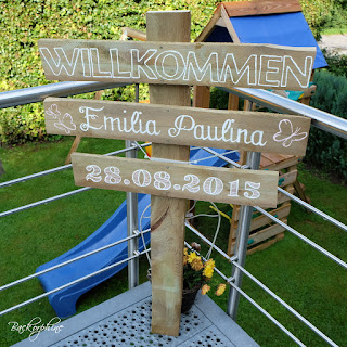 Baby Willkommens Schild