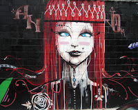 Graffiti de Alexandre Anjo no centro de Santo André, SP