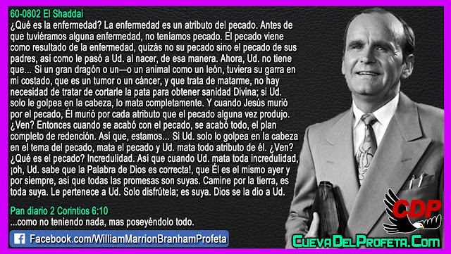 La enfermedad y el pecado - William Branham en Español