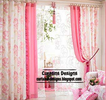 Top Catalog of Pink curtains for girls room unique designs