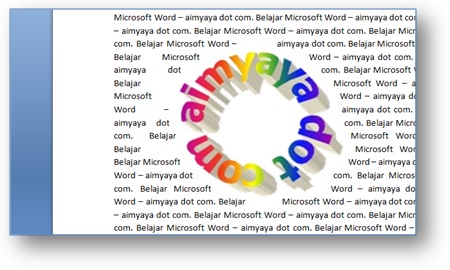 gambar contoh teks yang mengikuti gambar di Microsoft Word