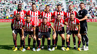 ATHLETIC CLUB DE BILBAO. Temporada 2022-23. Iñaki Williams, Ohian Sancet, Dani García, Dani Vivian, Íñigo Martínez, Unai Simón. Nico Williams, Álex Berenguer, Iker Muniain, Lekue y De Marcos. ELCHE C. F. 1 ATHLETIC CLUB DE BILBAO 4 Domingo 11/09/2022, 16:15 horas. Campeonato de Liga de 1ª División, jornada 5. Elche, Alicante, estadio Manuel Martínez Valero: 24.176 espectadores. GOLES: 0-1: 9’, Nicolas, en propia puerta. 0-2: 14’, Ohian Sancet. 0-3: 22’, Nico Williams. 0-4: 44’, Álex Berenguer. 1-4: 59’, Ezequiel Ponce.