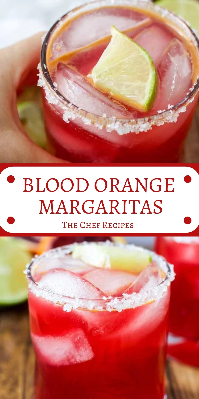 BLOOD ORANGE MARGARITAS