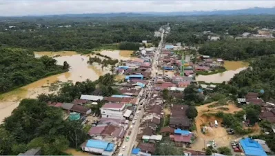 Kawasan IKN Dilanda Banjir, Rendam Ratusan Rumah dari Empat Desa di Sepaku
