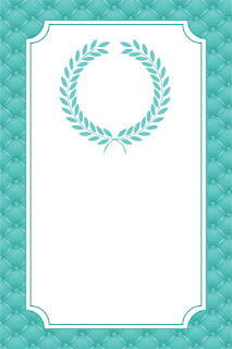 Turquoise: Free Printable Wedding Kit.