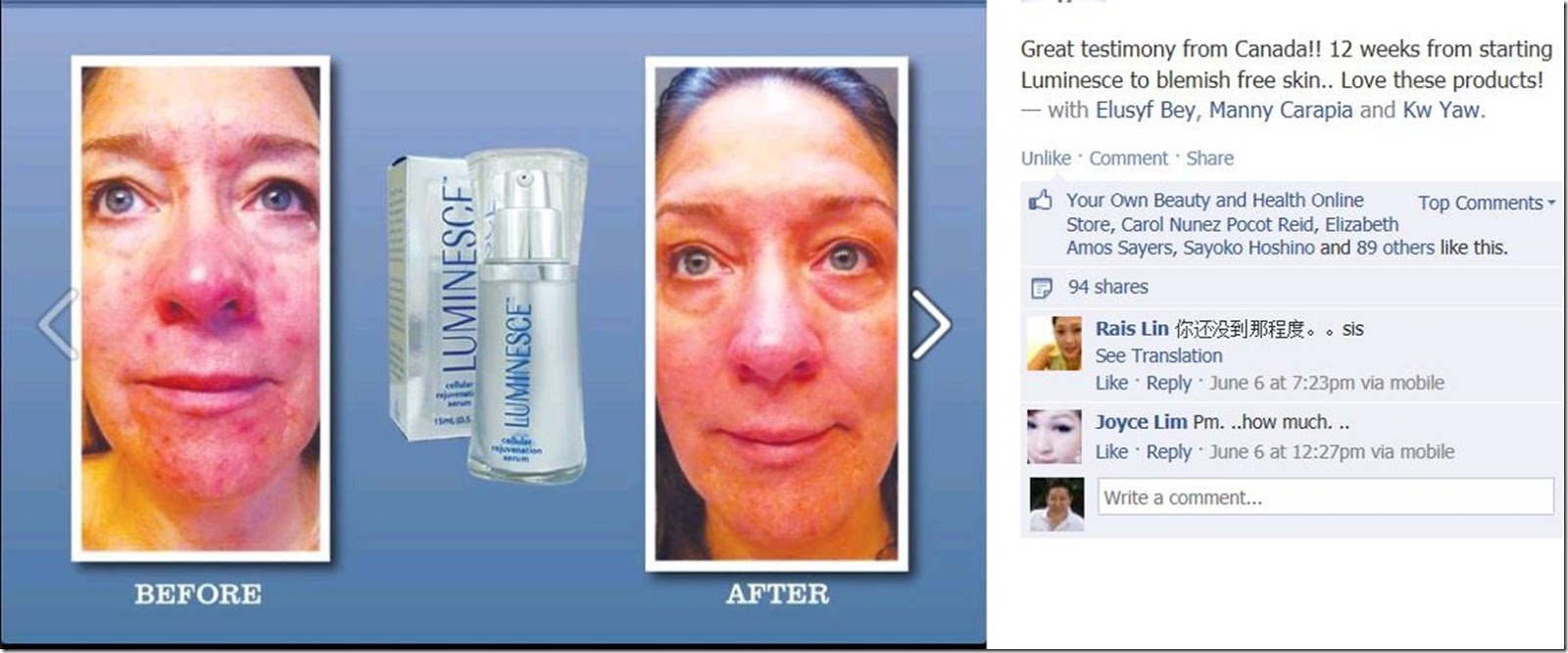 Canada testimonial 12 weeks