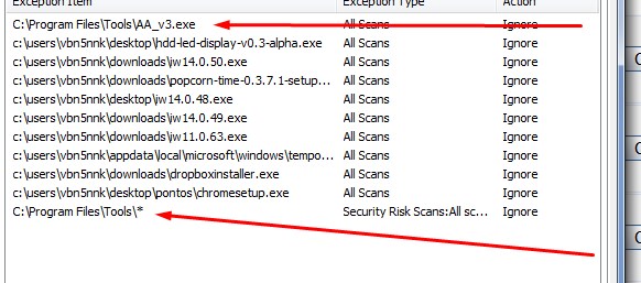 Configure Symantec antivirus to run Ammmy