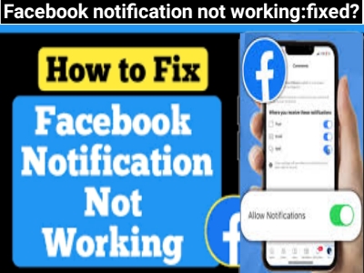 Facebook-notification-not-working