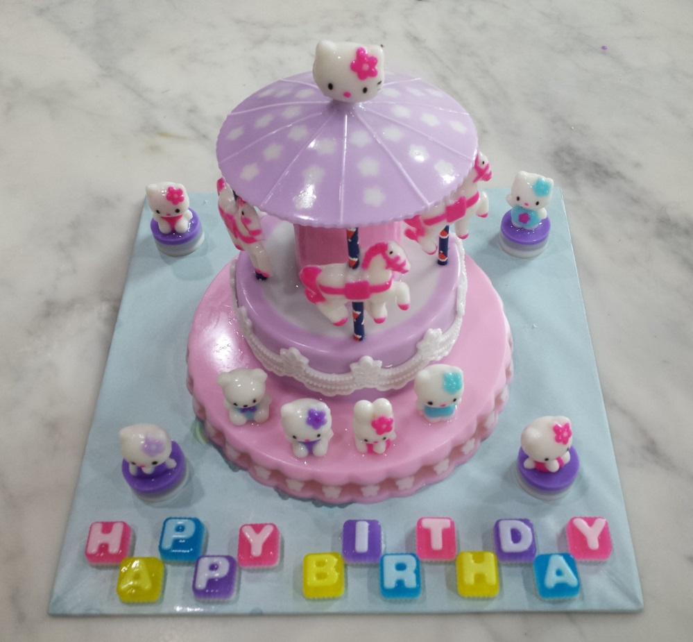 Yochana's Cake Delight! : Hello Kitty Carousel Jelly Cake