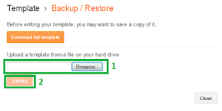 restore template blog