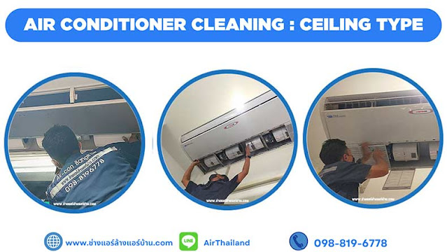 Air Conditioner Cleaning Service Bangkok ceiling type