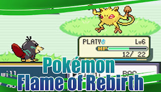 Pokemon Flame of Rebirth GBA Cover