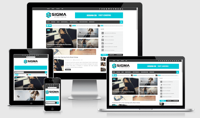 Sigma - Responsive Blog/Magazine Blogger Theme