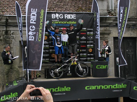 Podio de la General de la Big Ride de tui 2012. Podio de la General de la Big Ride de tui 2012.
