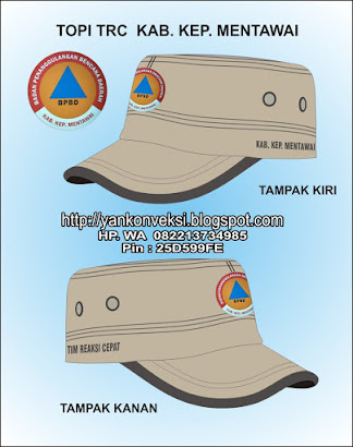 TOPI KOMANDO TOPI  LAPANGAN PESANAN TIM REAKSI CEPAT KAB. KEP. MENTAWAI