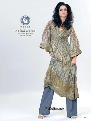 Gul Ahmed Chiffon Suits Collection - Fashion Style