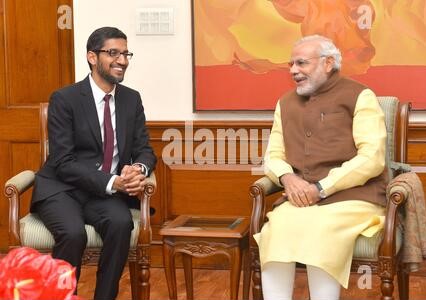 Google to invest 10 billion in India’s digitisation, says CEO Sundar Pichai after meeting PM Modi