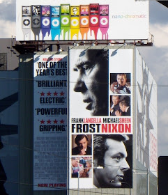 Frost Nixon movie billboard