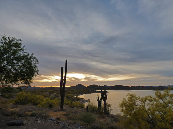 Sunset at Lake Pleasant