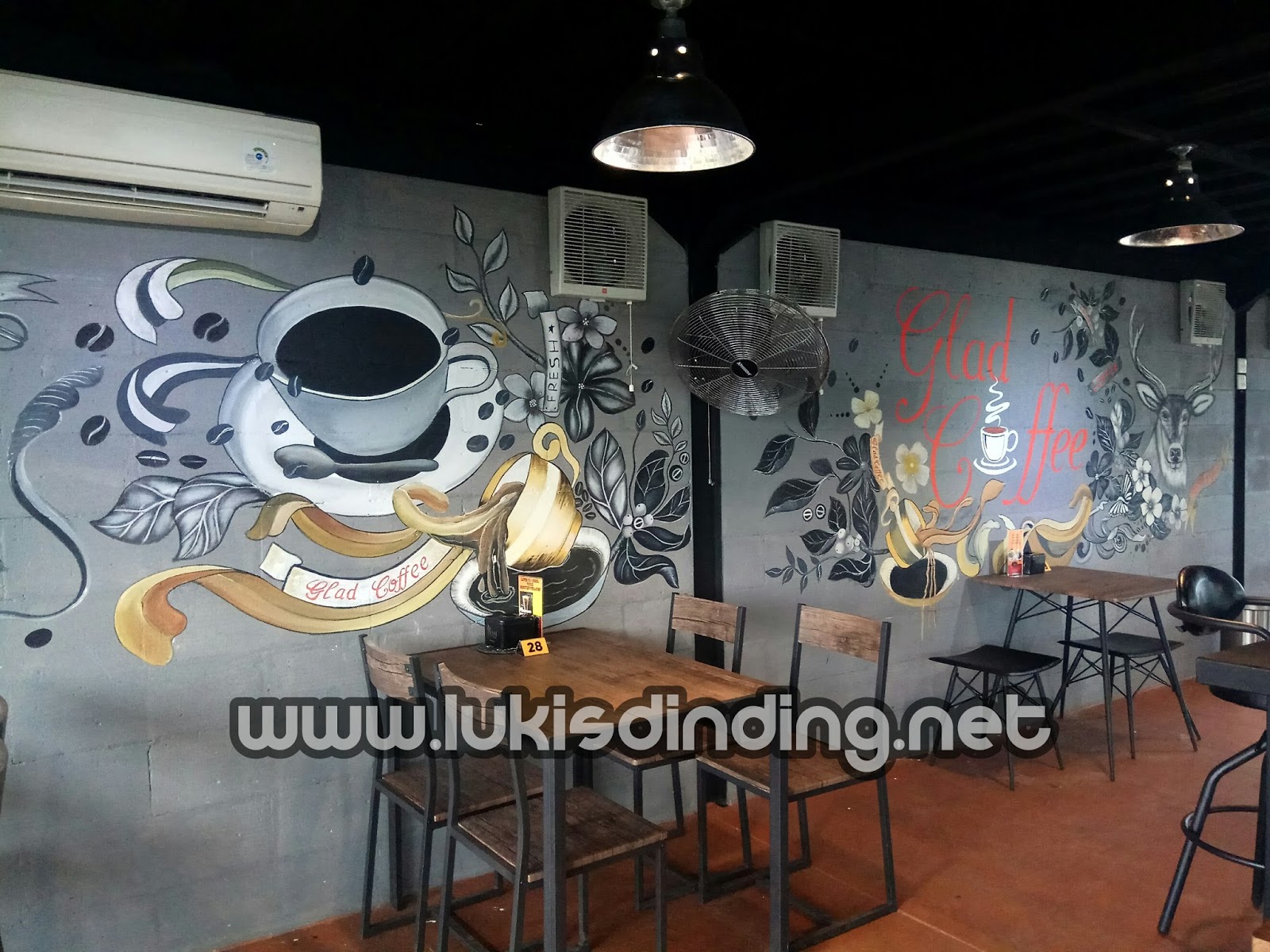 Mural Coffe Cafe Jasa Lukis Tembok Lukis Dinding Mural