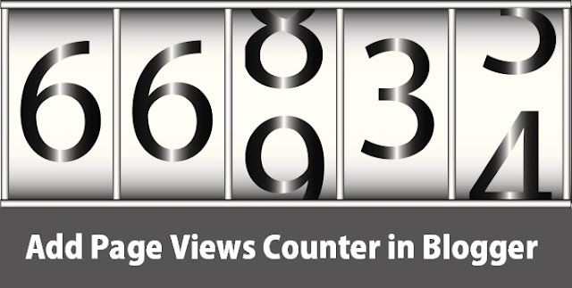 pageviews counter widget in blogger