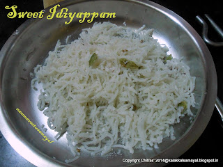 sweet idiyappam with sugar