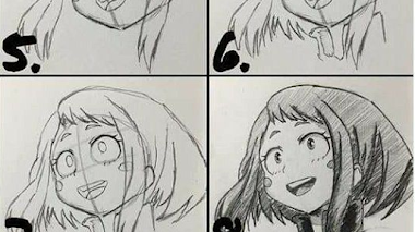 Como Pintar y Dibujar a Ochako Uraraka [ My hero academia ]