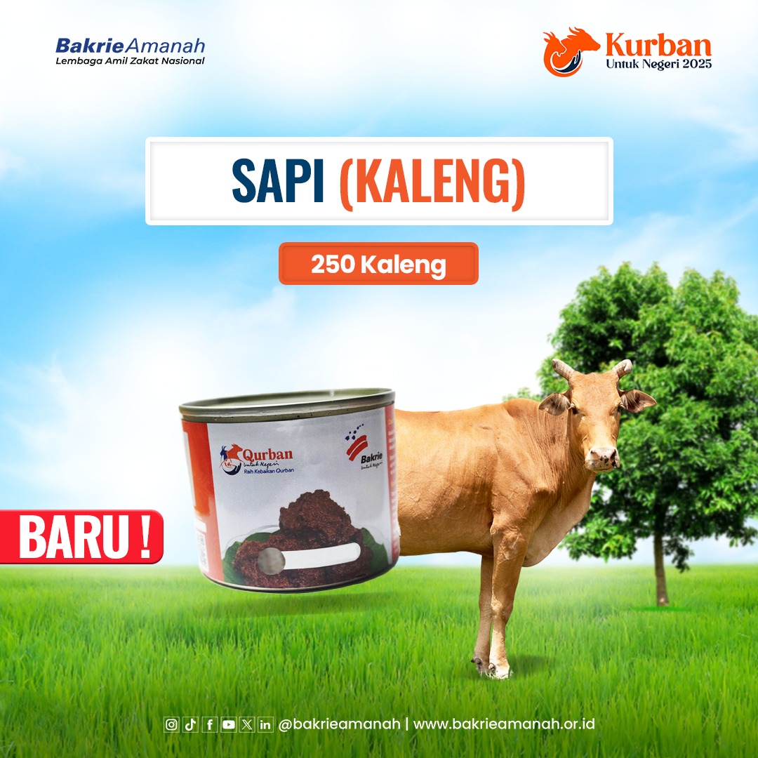 New! Paket Kurban Sapi Pengalengan