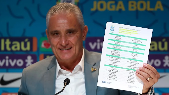 Os 26 convocados do Brasil na Copa do Mundo 2022: lista completa da seleção