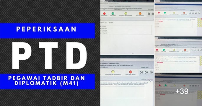 Set 40 Soalan Peperiksaan Online Pegawai Tadbir Diplomatik 