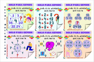 Desafíos matemáticos, Retos matemáticos, Problemas matemáticos, Juego de números, Descubre el número, El número que falta, Busca el número, Números escondidos, Acertijos, Acertijos numéricos, Retos visuales, Acertijos visuales