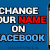 How Change your Name on Facebook 