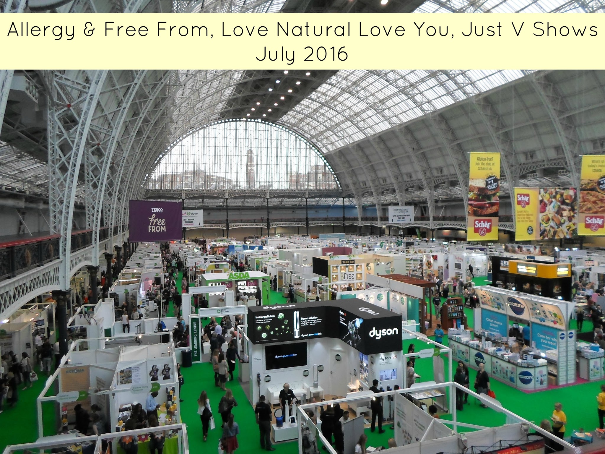 The Allergy & Free From Show 2016 Love Natural, Love You & Just V Shows