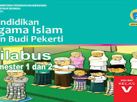 Silabus PAI dan BP Kelas 5 SD Kurikulum 2013 revisi 2017