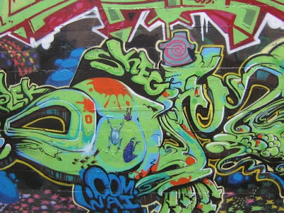 graffiti alphabet bubble