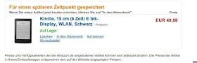 Kindle o połowę taniej, już za 49 euro w niemieckim Amazon
