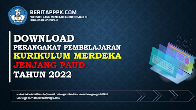 Download Perangkat Kurikulum Merdeka Jenjang PAUD Lengkap Tapel 2022/2023